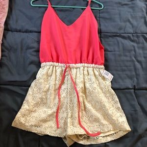 Pink romper